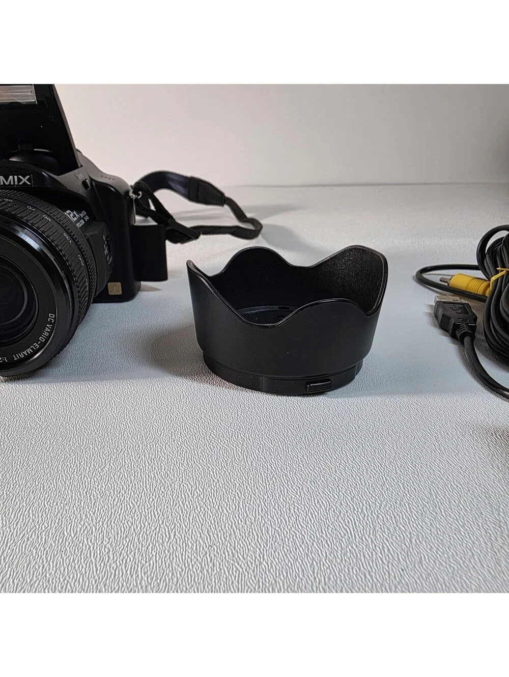 Panasonic LUMIX DMC-FZ50 10.1MP Digital Camera W/ Charger, Hood & Cords